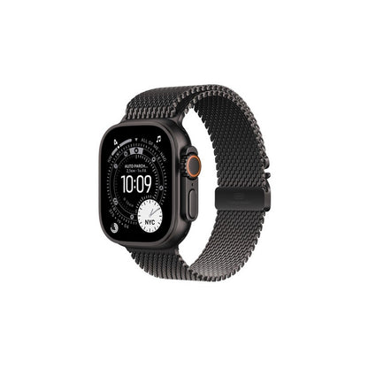 Apple Watch Ultra 3GPS + Cellular49mmBlack Titanium Case with Black Titanium Milanese Loop - Small