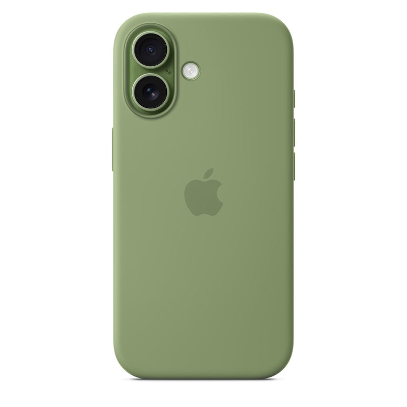 Custodia in silicone per iPhone 17 con MagSafe - Muschio chiaro
