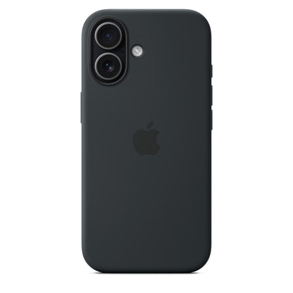 Custodia in silicone per iPhone 17 con MagSafe - Nero