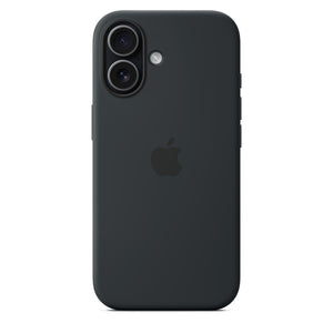 Custodia in silicone per iPhone 17 con MagSafe - Nero