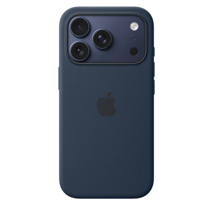 Custodia in silicone per iPhone 17 Pro con MagSafe - Mezzanotte