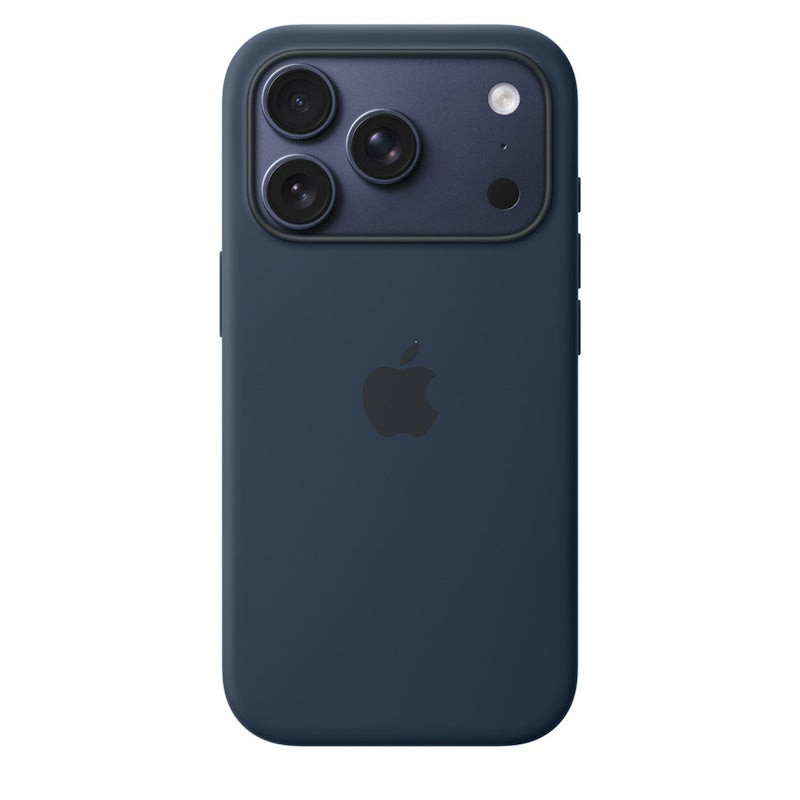 Custodia in silicone per iPhone 17 Pro con MagSafe - Mezzanotte