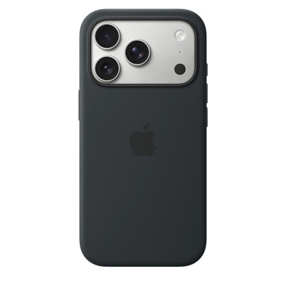 Custodia in silicone per iPhone 17 Pro con MagSafe - Nero