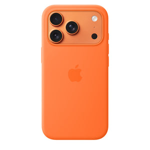 Custodia in silicone per iPhone 17 Pro Max con MagSafe - Arancione