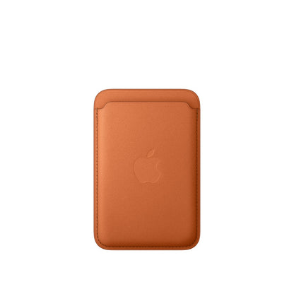 Portafoglio in tessuto FineWoven per iPhone con MagSafe - Arancione volpe