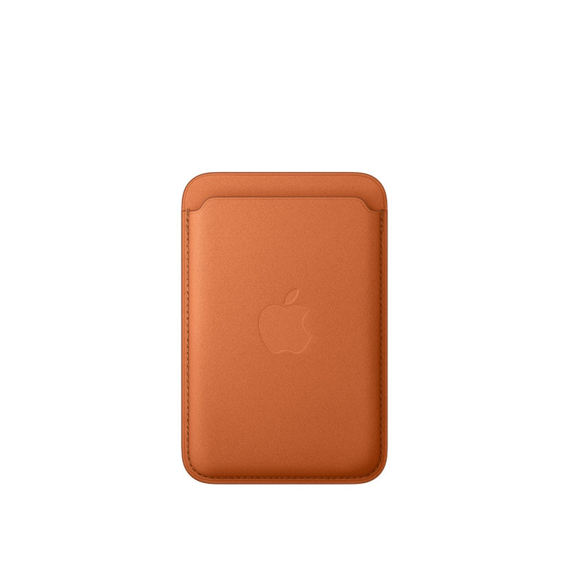 Portafoglio in tessuto FineWoven per iPhone con MagSafe - Arancione volpe