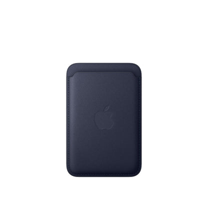 Portafoglio in tessuto FineWoven per iPhone con MagSafe - Blu navy
