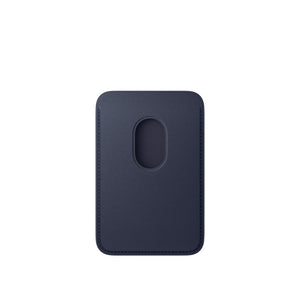 Portafoglio in tessuto FineWoven per iPhone con MagSafe - Blu navy