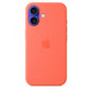 Custodia in Silicone per iPhone 16 con MagSafe - Mandarino