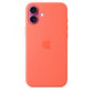 Custodia in Silicone per iPhone 16 Plus con MagSafe - Mandarino