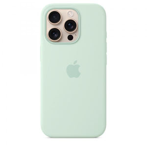 IPHONE 16 PRO SILICONE CASE WITH MAGSAFE - AQUAMARINE