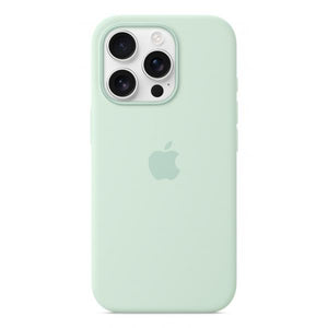 IPHONE 16 PRO SILICONE CASE WITH MAGSAFE - AQUAMARINE