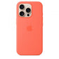 Custodia in Silicone per iPhone 16 Pro con MagSafe - Mandarino