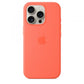 Custodia in Silicone per iPhone 16 Pro con MagSafe - Mandarino