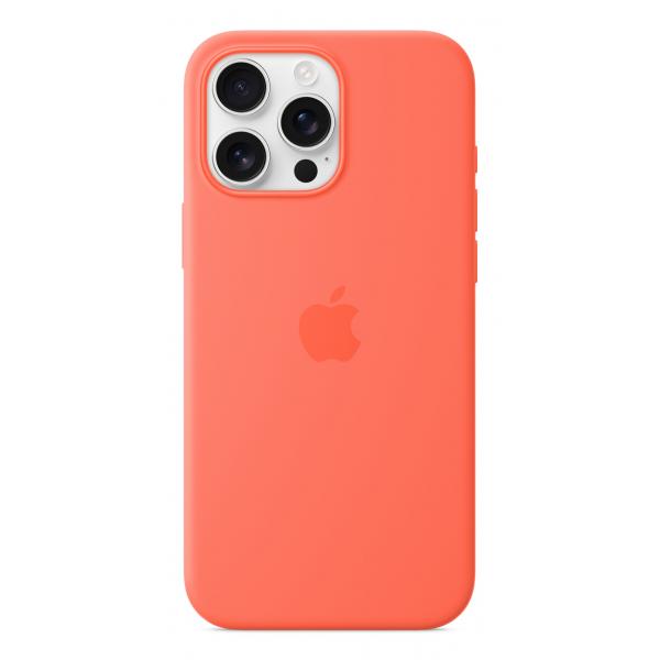 Custodia in Silicone per iPhone 16 Pro Max con MagSafe - Mandarino