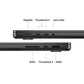 MacBook Pro 16" Chip M5 Max con CPU 18-core e GPU 32-core - 36GB di RAM e Archiviazione SSD da 2TB - Nero siderale