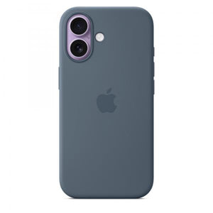 Custodia in silicone per iPhone 17 con MagSafe - Blu Salmastro