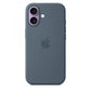 Custodia in silicone per iPhone 17 con MagSafe - Blu Salmastro