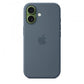 Custodia in silicone per iPhone 17 con MagSafe - Blu Salmastro