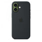 Custodia in silicone per iPhone 17 con MagSafe - Nero