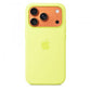 Custodia in silicone per iPhone 17 Pro con MagSafe- Giallo neon
