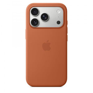 Custodia in silicone per iPhone 17 Pro con MagSafe - Terracotta