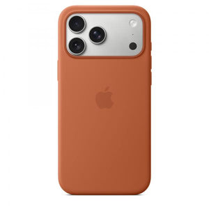 Custodia in silicone per iPhone 17 Pro Max con MagSafe - Terracotta