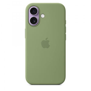Custodia in silicone per iPhone 17 con MagSafe - Muschio chiaro