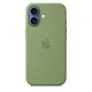 Custodia in silicone per iPhone 17 con MagSafe - Muschio chiaro