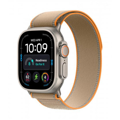 Apple Watch Ultra 4 GPS + Cellular 49mm Natural Titanium Case with Sand Trail Loop - S/M