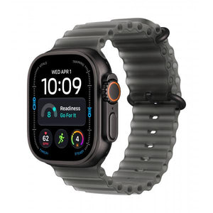 Apple Watch Ultra 4 GPS + Cellular 49mm Black Titanium Case with Translucent Black Ocean Band