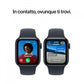 Apple Watch SE 3 GPS 40mm Midnight Aluminium Case with Navy Blue Sport Band - S/M