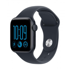 Apple Watch SE 3 GPS + Cellular 40mm Midnight Aluminium Case with Navy Blue Sport Band - M/L