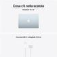 MacBook Air 13'' 1 TB SSD \\ 16GB memoria chip M5 con CPU 10-core e GPU 10-core - Celeste
