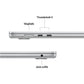 MacBook Air 15'' 1 TB SSD \\ 16GB memoria chip M5 con CPU 10-core e GPU 10-core  Argento