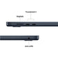 MacBook Air 15'' 512 GB SSD \\ 16GB memoria chip M5 con CPU 10-core e GPU 10-core  Mezzanotte