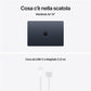 MacBook Air 15'' 1 TB SSD \\ 24GB memoria chip M5 con CPU 10-core e GPU 10-core  Mezzanotte