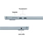 MacBook Air 15'' 512 GB SSD \\ 16GB memoria chip M5 con CPU 10-core e GPU 10-core  Celeste