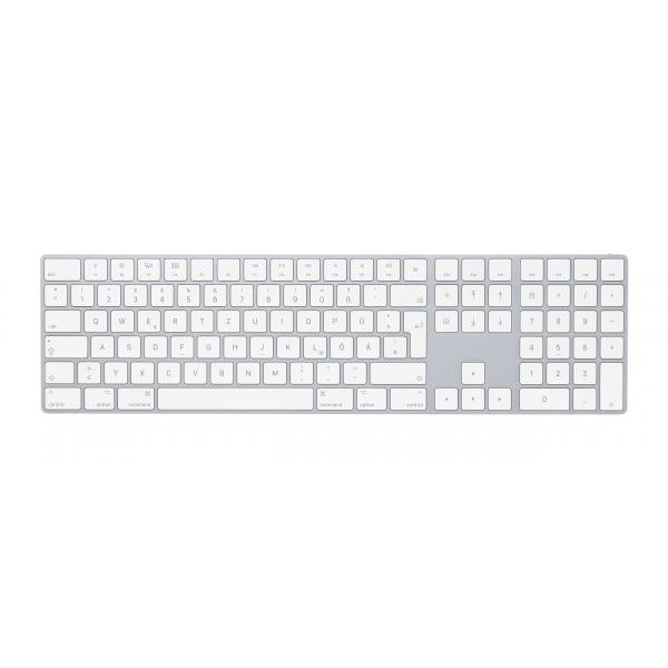 TASTIERA MAGIC KEYBOARD APPLE CON TASTIERINO NUMERICO \\ ARGENTO - TEDESCO - (MIN. 5PZ)