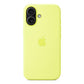 Custodia in silicone per iPhone 17 con MagSafe - Giallo neon