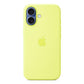 Custodia in silicone per iPhone 17 con MagSafe - Giallo neon