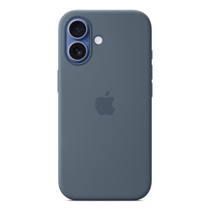 Custodia in silicone per iPhone 17 con MagSafe - Blu Salmastro