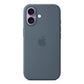 Custodia in silicone per iPhone 17 con MagSafe - Blu Salmastro