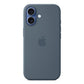 Custodia in silicone per iPhone 17 con MagSafe - Blu Salmastro