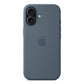 Custodia in silicone per iPhone 17 con MagSafe - Blu Salmastro
