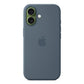 Custodia in silicone per iPhone 17 con MagSafe - Blu Salmastro