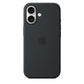Custodia in silicone per iPhone 17 con MagSafe - Nero