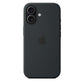 Custodia in silicone per iPhone 17 con MagSafe - Nero