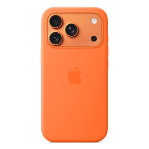 iCustodia in silicone per Phone 17 Pro con MagSafe - Arancione
