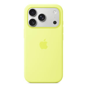 Custodia in silicone per iPhone 17 Pro con MagSafe- Giallo neon